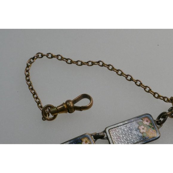 Rare Signed Richard Hemsley Watch Fob Sterling Silver & Enamel Ontario Canada - Picture 13 of 16